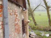 Am Tosbecken, Sicherung der ausgebauchten Wand