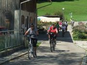 Häufig kehren Radlergruppen bei uns ein