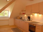 Die Küchenzeile Ferienwohnung West der Schloßmühle
